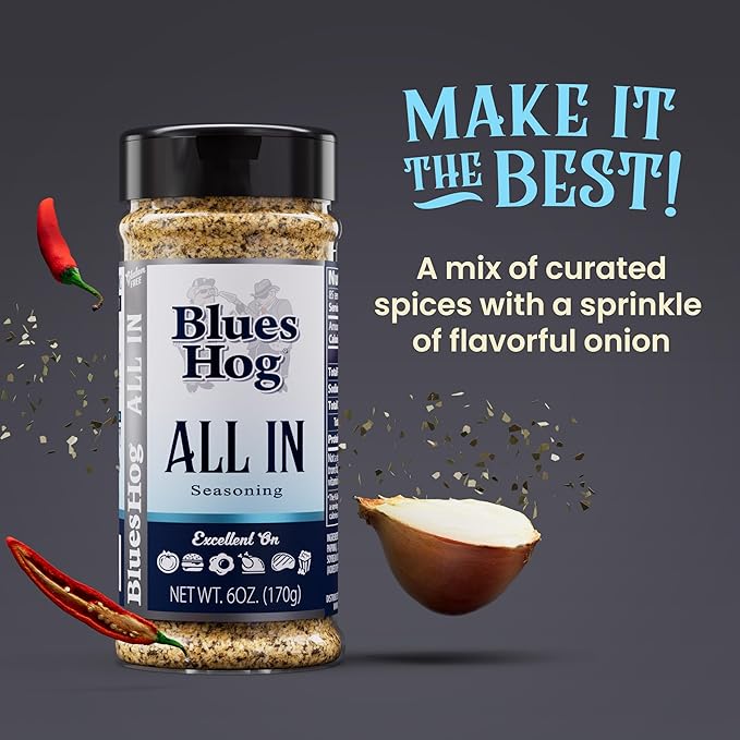 Blues Hog Seasonings BBQ Box – All In High Flyin’ Chicken &amp Truffle &amp Chop Variety Pack – Gourmet Dry Rub Gift Set All‑Natural &amp Gluten‑Free