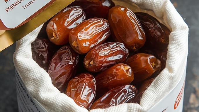 Baghdad Dates 500g - 1.10 lb Premium Turkish Dried Hurma-Dates Sweet and Soft No Added Sugar Perfect for Snacks Ramadan Iftar and Sahur Desserts