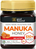 Good Natured Manuka Honey (MGO 510+) - High Grade Raw Manuka Honey Medical Grade Non-GMO Lab-Tested &amp AMHA Certified BPA-free 8.8 oz