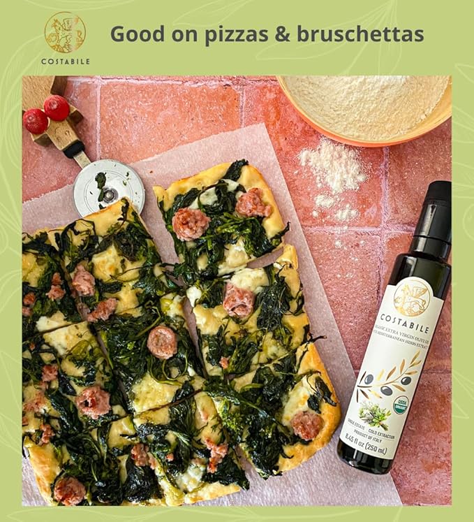 Herbed Olive Oil - Extra Virgin Tuscan Herb Olive Oil from Italy - Perfect for Infused Mediterranean Seasoning and Herb Vinaigrette