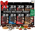 JailHouse Beef Jerky Mix Pack | High-Protein Snacks for adults Gluten-Free Jerky Fuel for Active Lifestyles | Uncut Mob Taste | Your Poker Table Carnivore Snax | The Perfect Gourmet Gift for Men