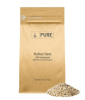 Pure Original Ingredients Rolled Oats (7 lb) Old Fashioned Mild Flavor Soft Texture Resealable Eco-Friendly Packaging