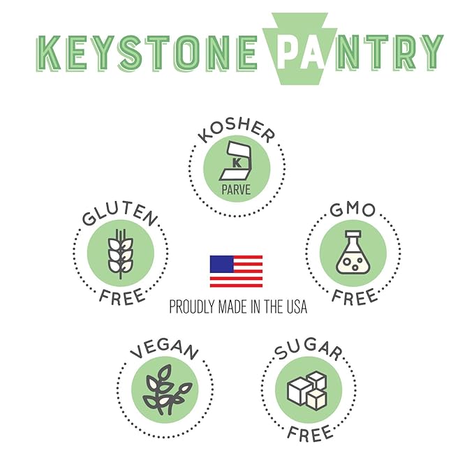 Keystone Pantry Sugar-Free Brown Sugar Substitute – 2 LB Bag – Naturally Sweetened with Erythritol – Zero Net Carbs – Zero Calories – Gluten Free – Vegan Keto &amp Diabetic Friendly – Certified Kos