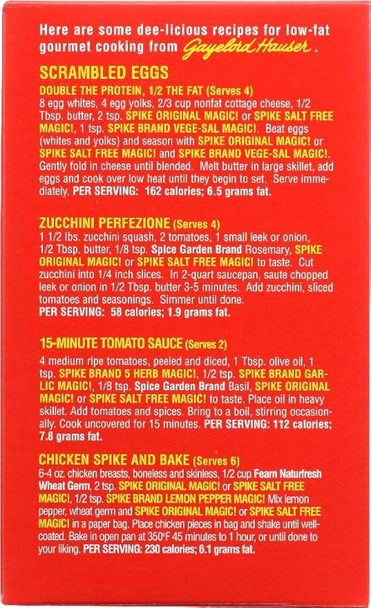 Modern Products - Spike Gourmet Natural Seasoning Original Magic - 14 oz. (Multi-Pack)