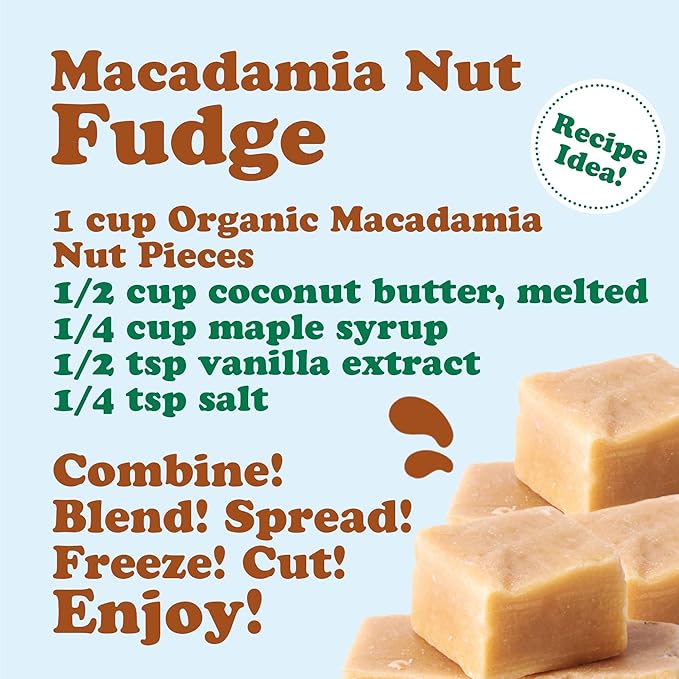 Food to Live Organic Macadamia Nut Halves &amp Pieces 16 Pounds – Non-GMO Raw Shelled Unsalted Kosher Vegan Bulk. Keto Snack. Source of Healthy Fats. Topping for Salad Yogurt Cereal Dessert