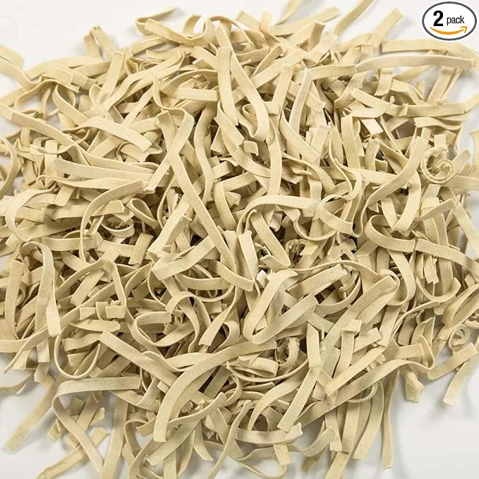 Gluten Free Homestyle Amish Egg Noodles Garlic Parsley Pack of 2 Bags