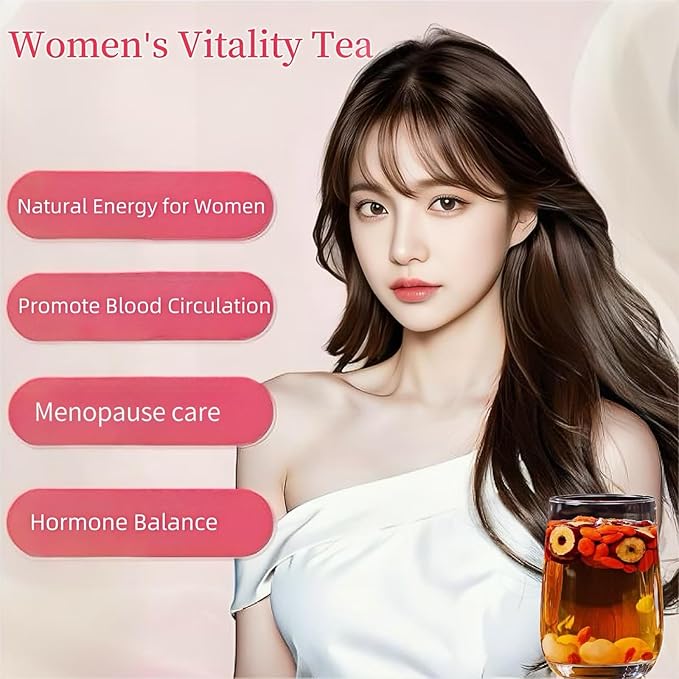 Eastrue Ginger Goji Berry Tea-Traditional Chinese Herbal Tea for Women with Jujube Red DatesLongan Sweet &amp Spicy Postpartum Essentials &amp Menopause SupportMothers Milks Lactation TeaCaffei