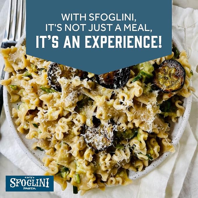Sfoglini Organic Whole Grain Pasta Reginetti (4-Pack 12oz Each)