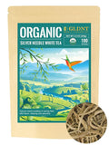GLDNT Organic Silver Needle White Tea Premium Chinese Organic White Tea Loose Leaf Low Caffeine Delicate &amp Smooth Flavor 3.5oz
