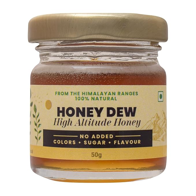 Shiva Organic High Altitude Dew Honey 50g Himalayan Pure Honey with Purest Form