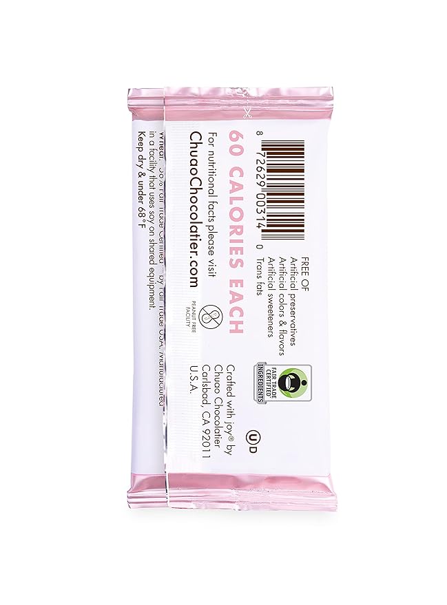 Chuao Chocolatier Sprinkle Dreams Milk Chocolate Mini Bars | Gourmet No Preservatives | For Gift Baskets Birthday Thank You Care Package | 100 Pack