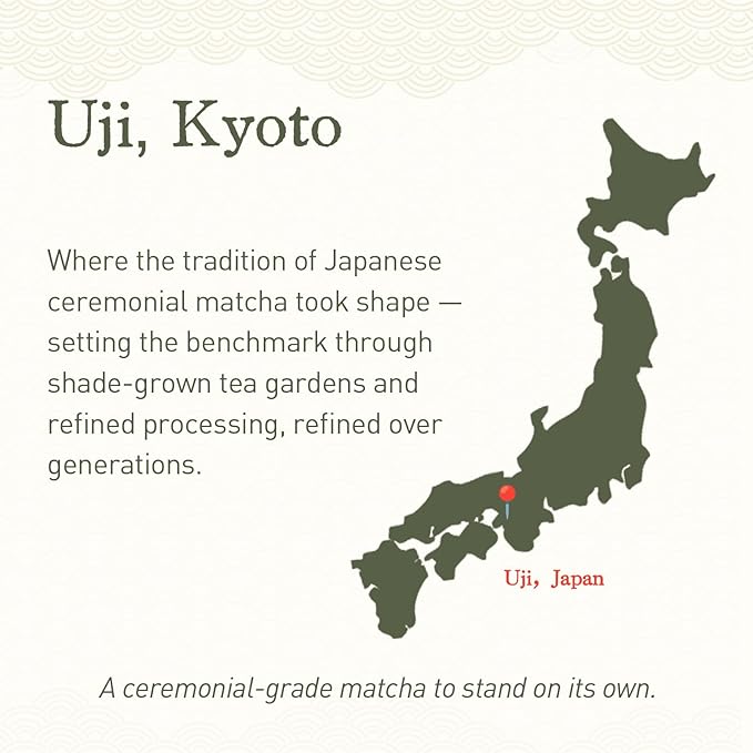 Japanese Ceremonial Grade Matcha Powder – USDA Organic | 3oz Tin | Smooth Taste with Low Bitterness | Calm Clear Energy | Pure Matcha