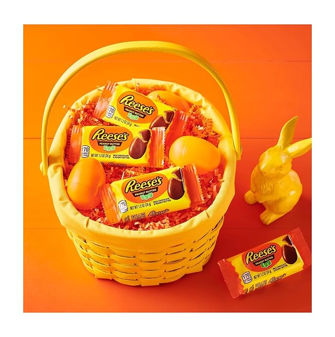 Reese's Peanut Butter Eggs Bulk Pack - 2 Pounds of Eggs - Delicious Classic Flavor in a Fun Shape - Perfect for Easter Baskets or Eggs Hunts - Great to Share with Friends and Family