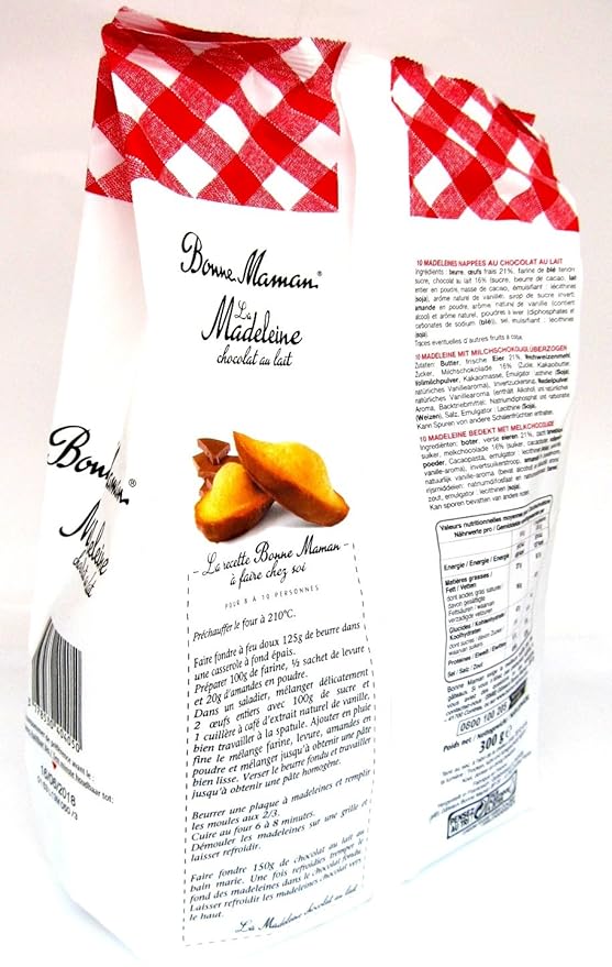French Chocolate Madeleines Bonne Maman-Madeleines Au Chocolat Bonne Maman - 1058 Oz
