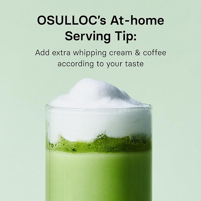 OSULLOC Jeju Matcha Milk Tea (7oz X 10 Packets) Easy on-the-go Stick type Powder Blended tea Deep flavored matcha &amp creamy milk