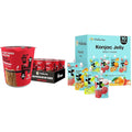 Hethstia High Protein Ramen Cup &amp Konjac Collagen Jelly Bundle – Spicy Beef Protein Ramen with Collagen Peptide Konjac Jelly Low Carb Vegan Healthy Meal &amp Snack Set