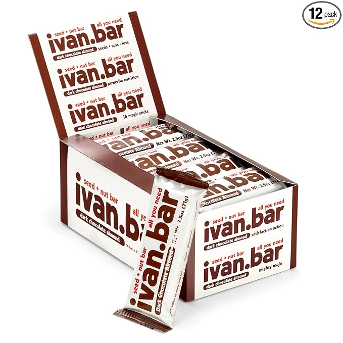 Protein Packed Energy Snack Bar | Provides Healthy Energy | Vegan All Natural Ingredients | Soy Dairy &amp Gluten Free (Chocolate 16-2.5 Oz. Bars)