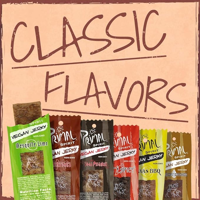 Mesquite Lime Meatless Vegan Jerky - 24 Pack