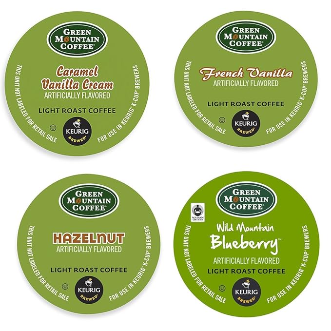 Green Mountain Flavored Variety (22 K-cups) Keurig