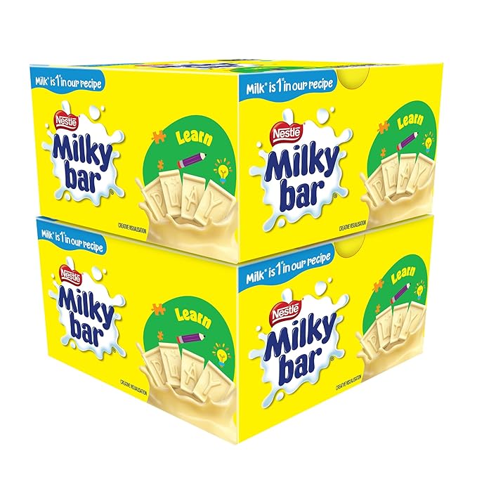 MILKYBAR Yummy Creamy Treat Made with Milk (30 Units x 12.5g) Pack of 2 750g Box