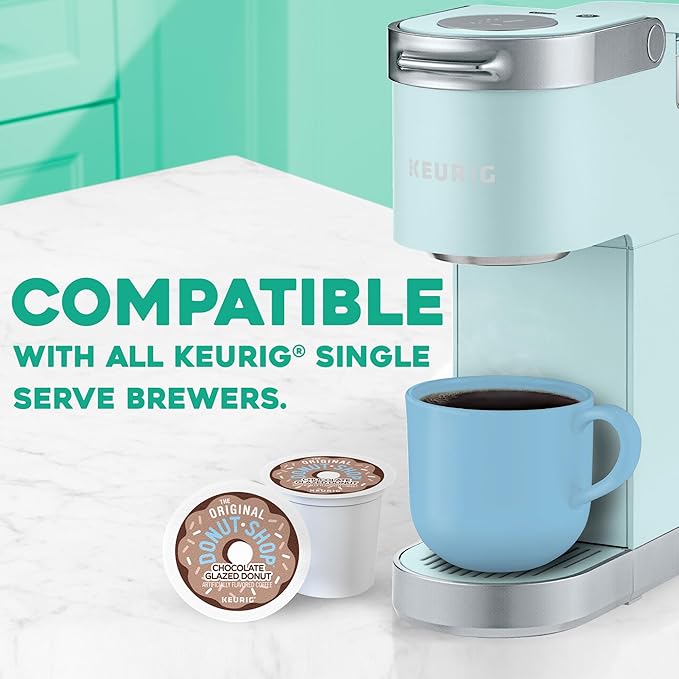 The Original Donut Shop Coffee Chocolate Glazed Donut Keurig Single-Serve K-Cup Pods Medium Roast Coffee 60 Count (6 Packs of 10)