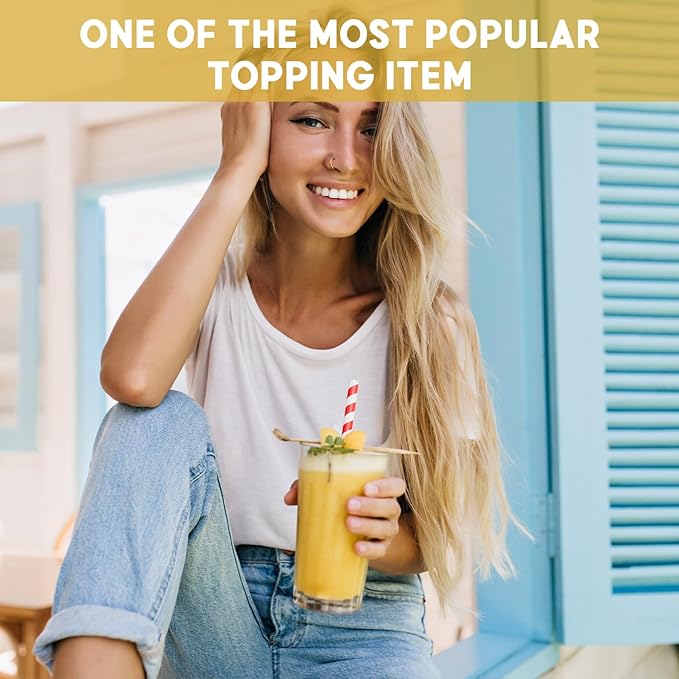 Fanale Premium Mango Bubble Tea Flavoring Powder | Perfect for Baking Smoothies Desserts and Drinks | Instant Flavoring Powder for Boba Milk Tea - 2.2 Pounds (Pack of 20).