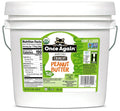Once Again Organic Crunchy Peanut Butter 9lbs (same as 9 jars) - Salt Free Unsweetened - USDA Organic Gluten Free Certified Vegan Kosher