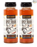 The Spicy Shark Hot Honey 12 oz Bottle (2 Pack) 100% pure Spicy Hot Honey Made in the USA Gluten-Free &amp Paleo