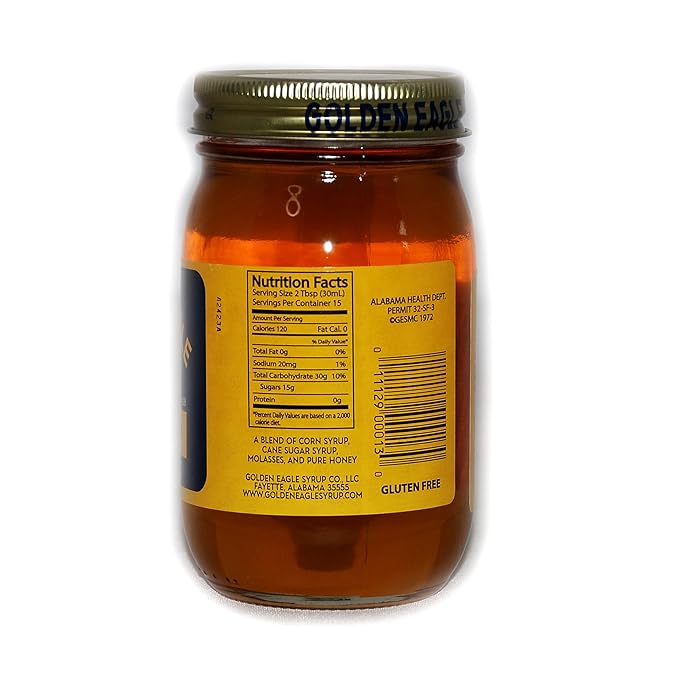 Golden Eagle Syrup Bundle 15 Oz Jars of Golden Eagle Alabama Syrup (Pack of 3)