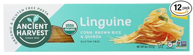 Ancient Harvest Organic Quinoa Pasta Linguine 8 Ounce (Pack of 12)