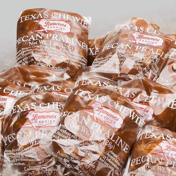 Lammes Candies Texas Chewie Pecan Pralines