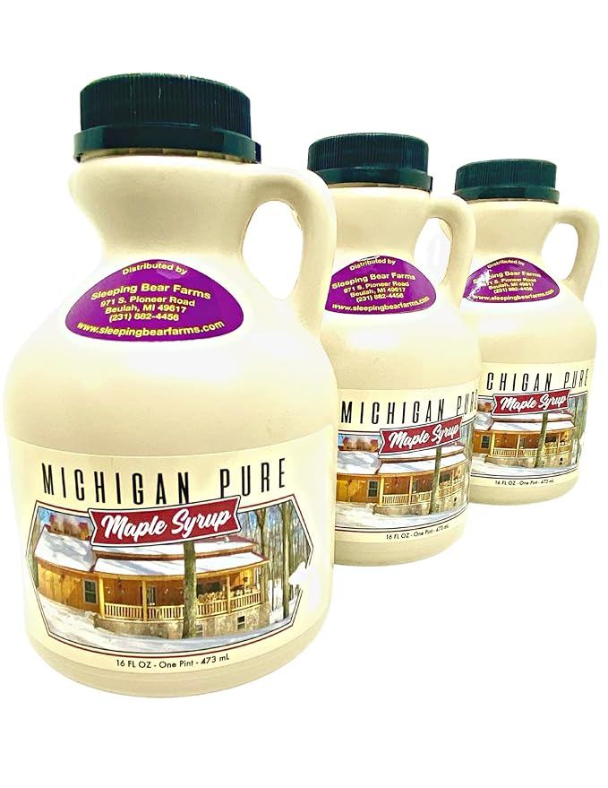 All Natural 100% Pure B Grade Maple Syrup 16 Oz. (Pint)- Case of 12
