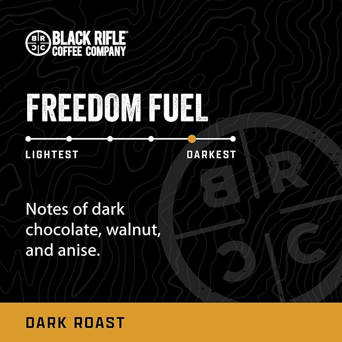 Black Rifle Coffee Company Single Serve Coffee Pods Freedom Fuel Dark Roast Coffee Pods 88 Count