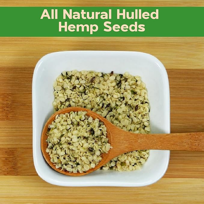 Sincerely Nuts Hulled Hemp Seeds – (3 lb bag) All Natural Super Food | Natures Complete Protein Contains All 9 Essential Amino Acids | Omega 3 Fat for the Heart | Non GMO Kosher Gluten Free Raw