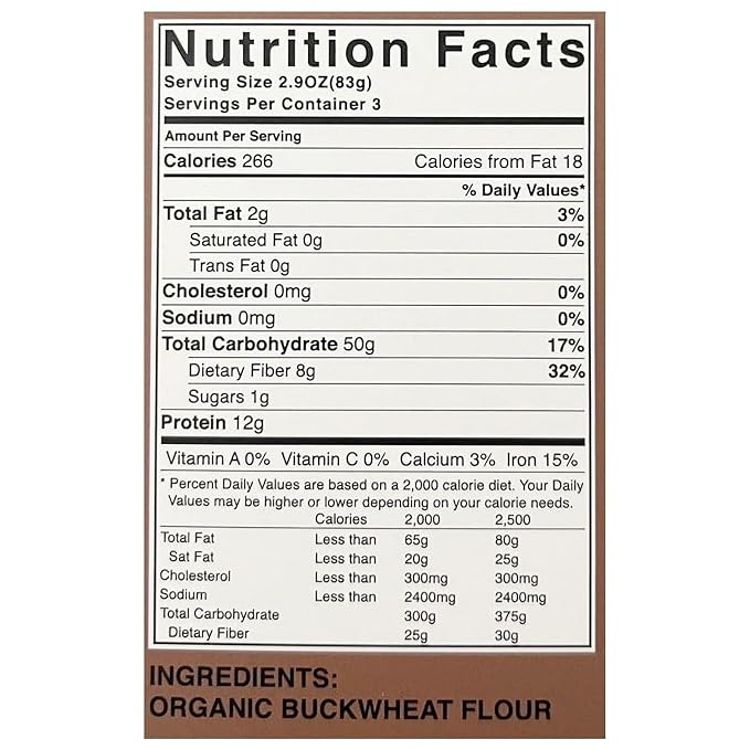 Organic Proshop Organic Buckwheat Spaghetti (4 Pack)