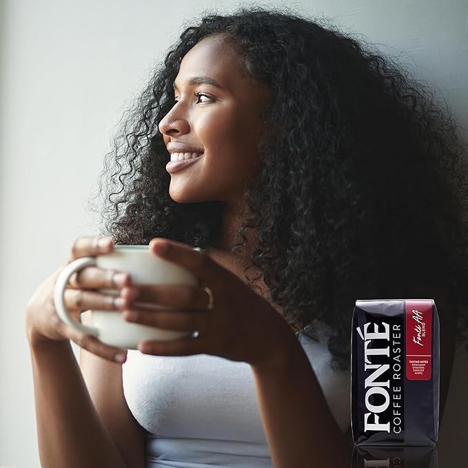 Fonte Coffee Roaster - Whole Bean Coffee - Medium-Dark Fresh Roast - Roasted in Seattle - Single Origin - Bright Chocolately Balanced - 12 oz - Fonte AA