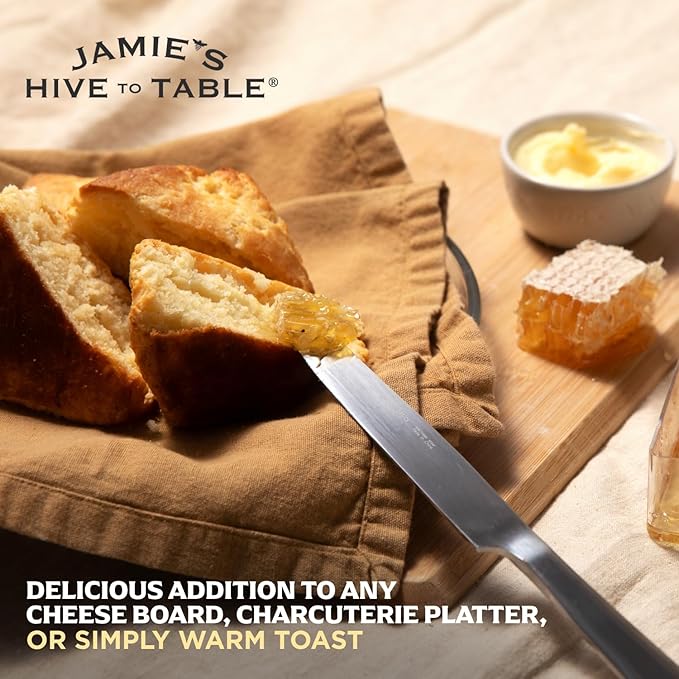 Jamie's Hive To Table 100% Raw Honeycomb 72 Oz (Pack of 6) – All-Natural Pure Georgia Honeycomb – Fresh Georgia Honeycomb with Bee Pollen and Propolis No Additives or Preservatives Non-GMO