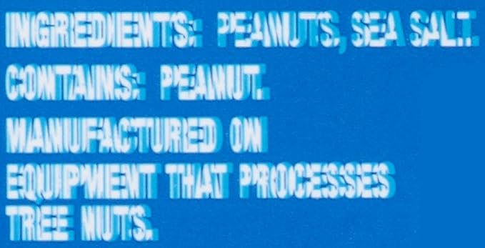 PLANTERS Peanuts Lightly Salted Peanuts Dry Roasted Snacks for Adults (6 ct Pack 2.2 lb Containers)