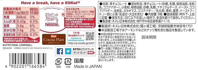 Japanese KitKat Blueberry Cheese Cake Box 4.2oz - 9 Mini Bar