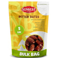 Sunbest Natural Deglet Noor Dates 5 lbs – Pitted &amp Whole – Bulk Dried Fruit Snack For Kids &amp Adults – Naturally Sweet For Baking &amp Cooking – Sun-Dried Fiber Rich Kosher &amp No Sugar A
