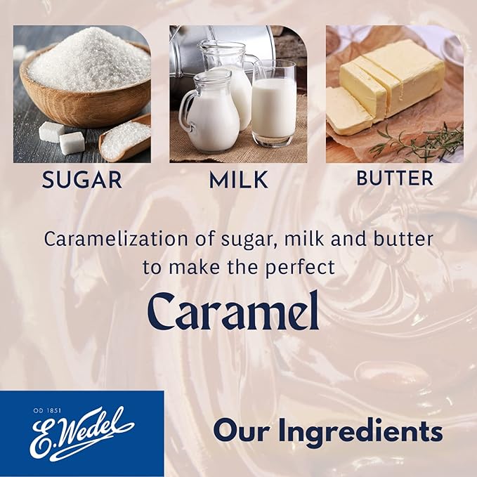 E.Wedel Chocolate (5 - PACK White Chocolate Carmel)