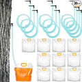 SiliFine 10 Sets Maple Syrup Tapping Kit Include 10 Taps 10 Pcs 3 ft Tubing 10 Pcs 5L Bags for Experts or Beginners Maple Birch Syrup Collection Supplies