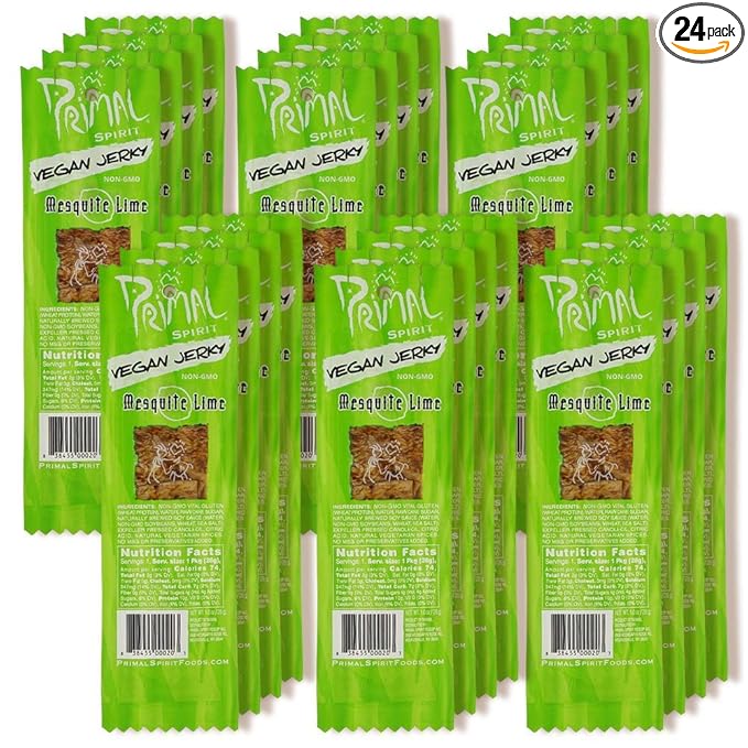 Mesquite Lime Meatless Vegan Jerky - 24 Pack