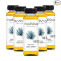 MADHAVA Organic Light Agave | 100% Pure Organic Blue Agave Nectar | Natural Sweetener Sugar Alternative | Vegan | Organic | Non GMO | Liquid Sweetener  11.75 oz. Bottle (Pack of 6)