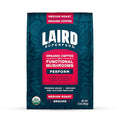 Laird Superfood Peruvian Medium Roast Coffee with Functional Mushrooms Certified Organic Peruvian Ground Coffee Beans Gluten-Free Dairy-Free Non-GMO Paleo Keto Friendly 32 oz. Bag