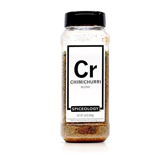 Spiceology - Chimichurri Seasoning Spice Blend - Use On: Pork Fish Vegetables Chicken Steak - BBQ Rub - 16 oz