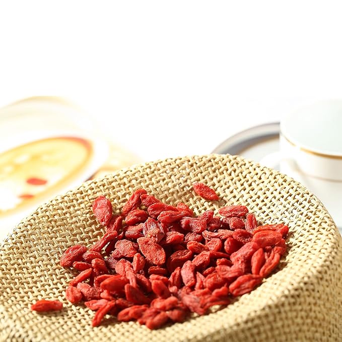 Wholeberry organic wolfberry gouqi Goji berries 22lbs | Raw Vegan Gluten Free Super food High in Plant Based Protein Dietary Fiber Vitamin A &amp Iron | Large