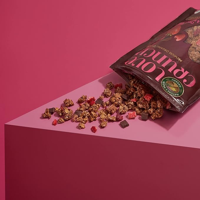 Love Crunch Organic Dark Chocolate &amp Red Berries Granola 15 lb (Pack of 1) Vegan Non-GMO Fair Trade by Nature's Path