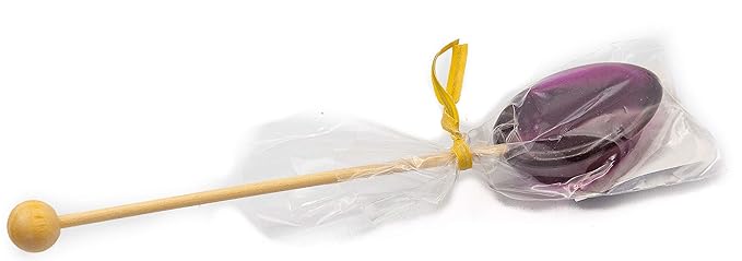 Sweet Stirs Original Flavored American Honey Spoons on Wooden Sticks Gift Pack of 10 (Lavender)