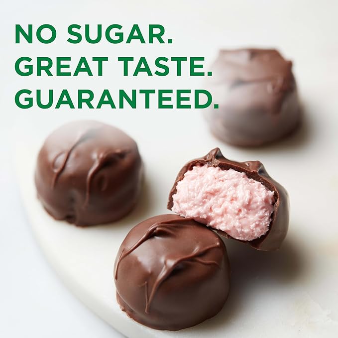 RUSSELL STOVER Sugar Free Strawberry Flavored Crème Candy 2 oz. bag (Pack of 10)